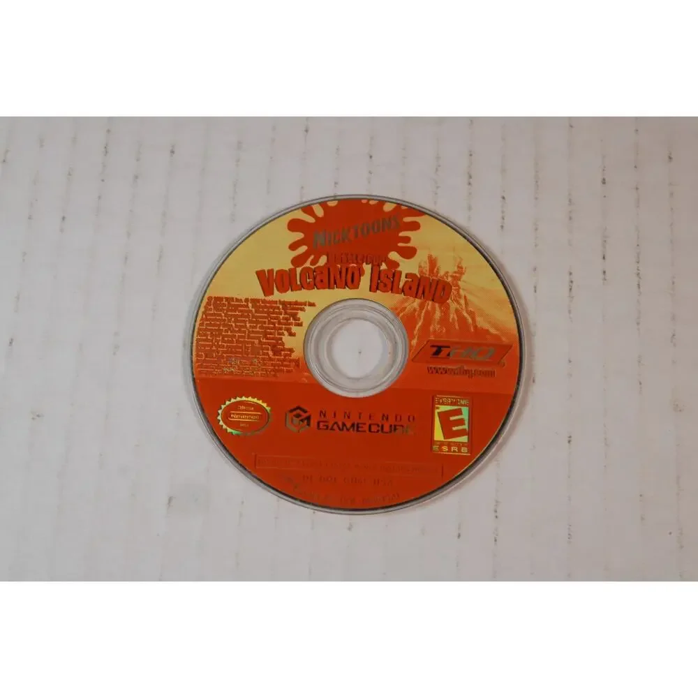 Nicktoons Battle For Volcano Island (Nintendo Gamecube, 2006) Game Disc Only